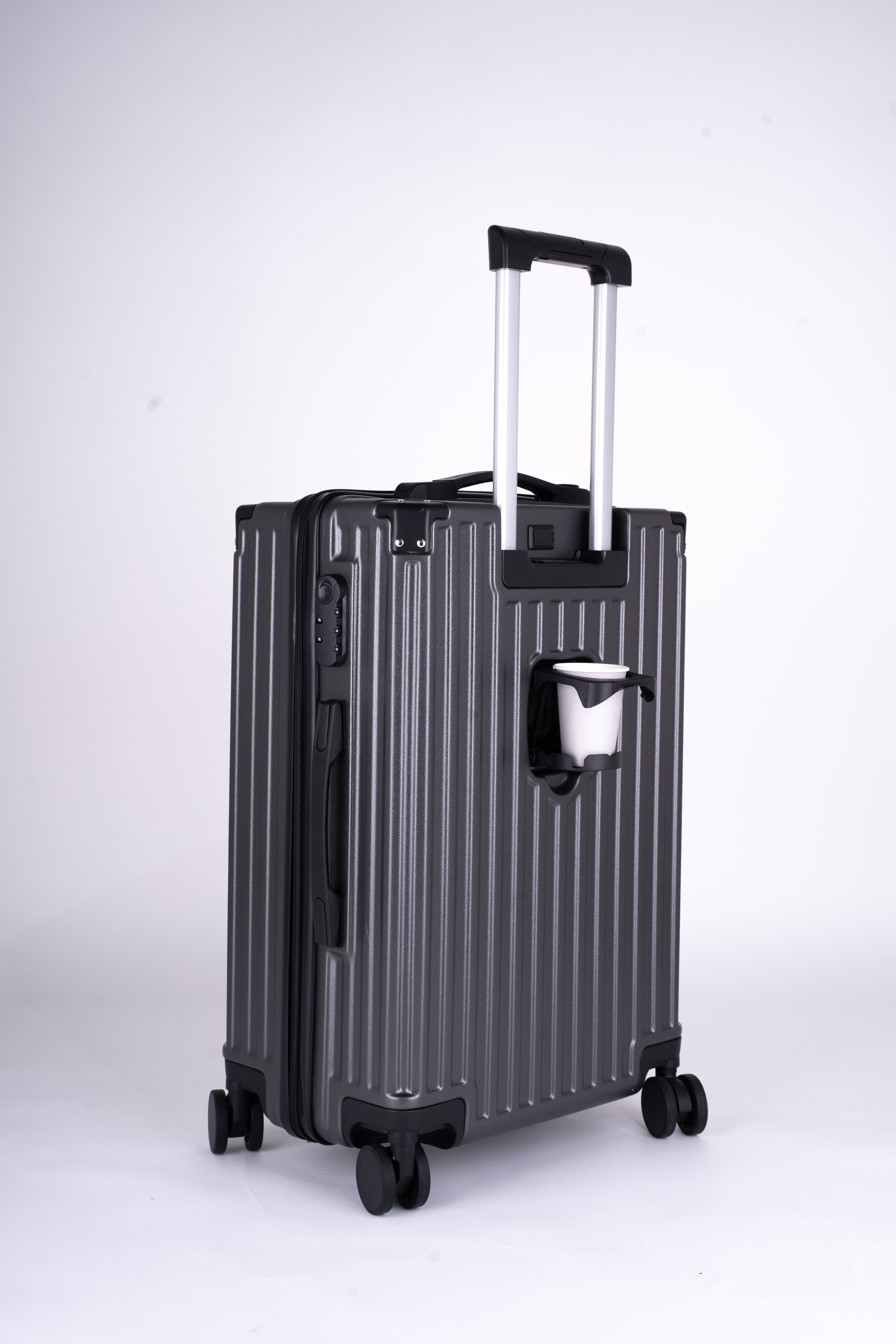 Elyôn One Grey - Valise intelligente avec pesage intégré